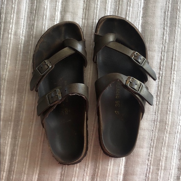 Birkenstock Shoes - Birkenstock Mayari Bronze Sandals
